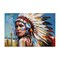 Stupell Industries Native American Woman Portrait Canvas Wall Art Design by Leon Devenice